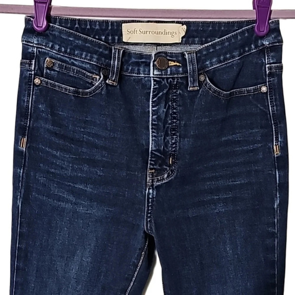 Soft Surroundings Distressed Skinny Jeans - Picture 2 of 9